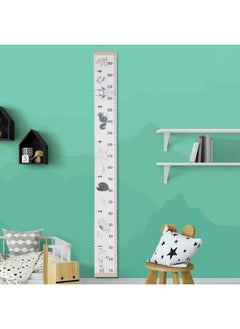Zerodis Wall Height Chart, Baby Growth Chart Cute Wall Ruler Growth Chart for Baby Girls Boys Toddler Bedroom(1, Blue) height chart kid  - Image 2