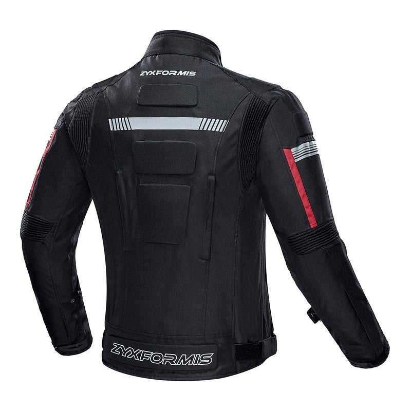 Zyxformis Motorcycle Jacket Motorbike Biker Waterproof Jackets Windproof Full Body Protective Gear Armoured Summer Winter for Men - Image 3