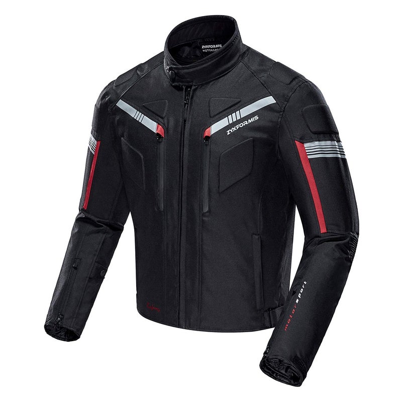 Zyxformis Motorcycle Jacket Motorbike Biker Waterproof Jackets Windproof Full Body Protective Gear Armoured Summer Winter for Men - Image 2