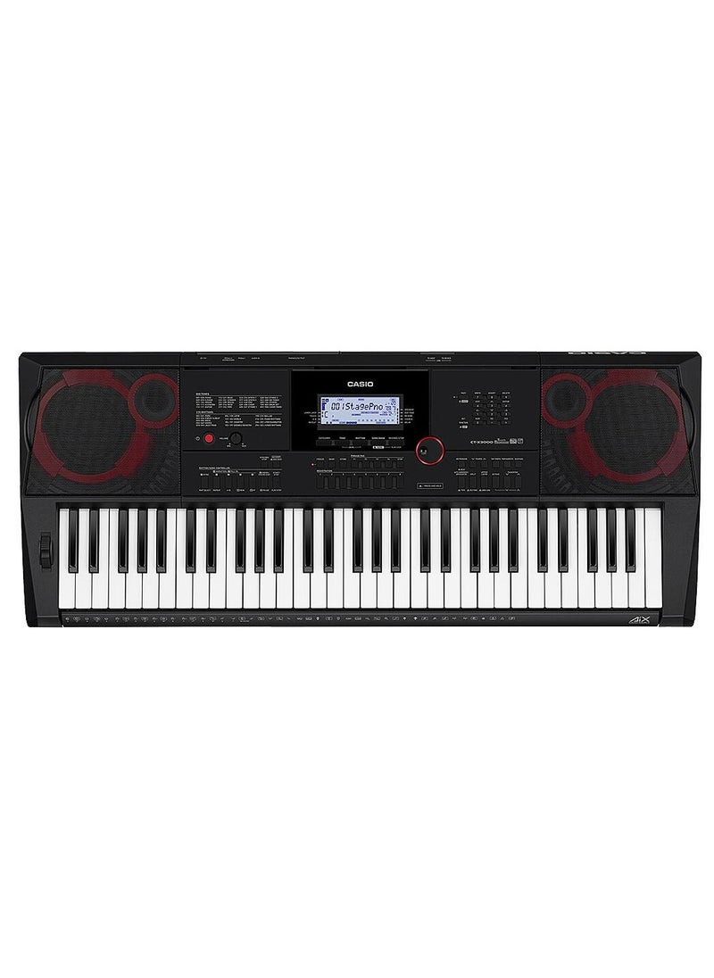 CASIO - CT-X3000 High Grade Digital Keyboard - 800 Tones - 235 Rhythms - Touch Response - with Power Adaptor - Image 1