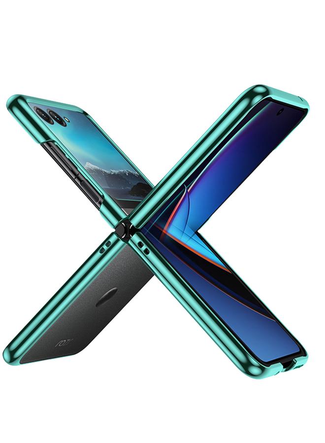 اس-توب جراب لهاتف Motorola Razr 40 Ultra، جراب شفاف مطلي بالكهرباء بتغطية كاملة - Image 4