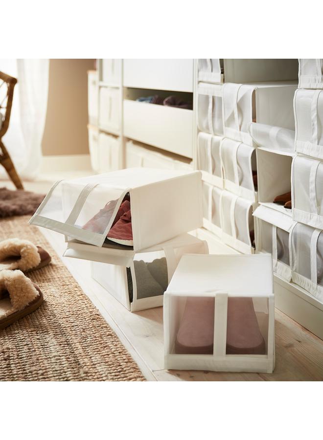 Zaboon Shoe box, white, 22x34x16 cm - Image 5