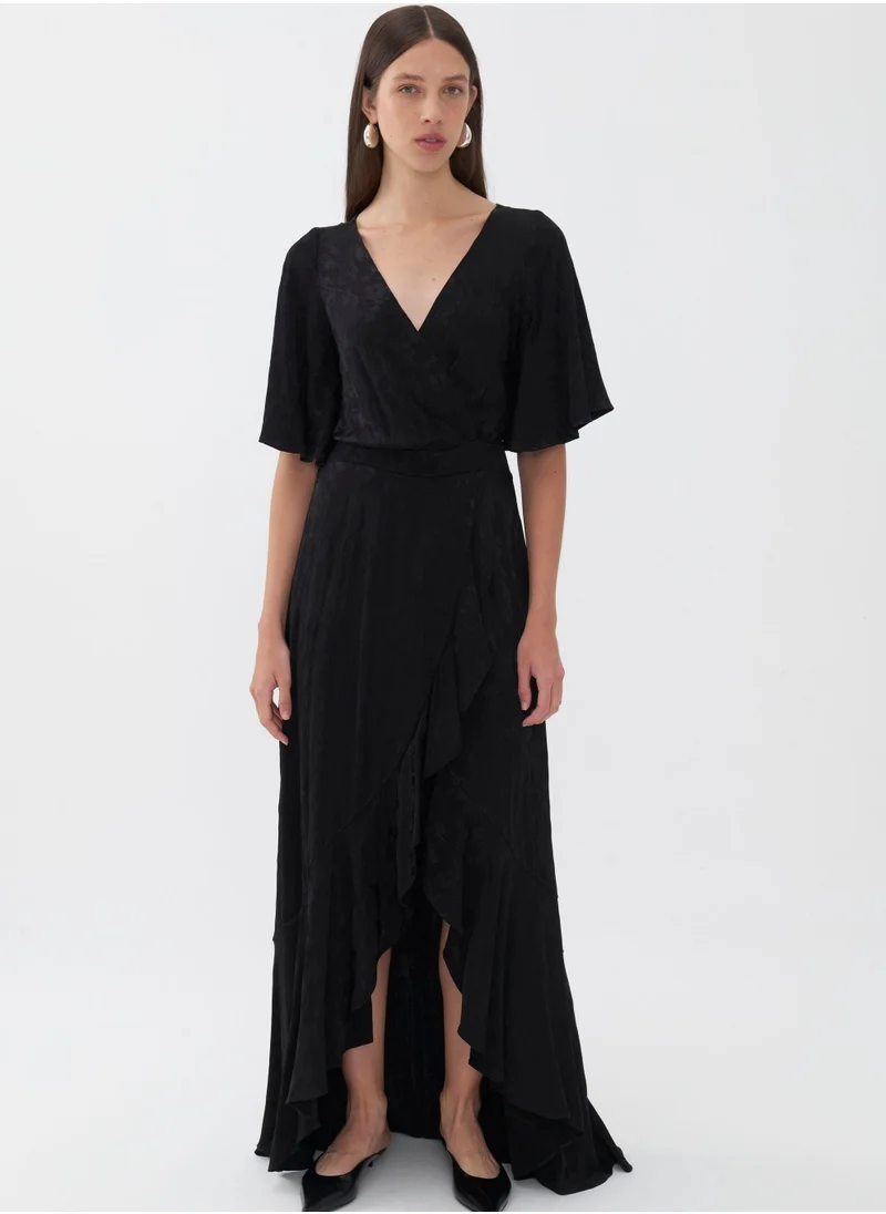 Nocturne Asymmetrical Flounce Dress