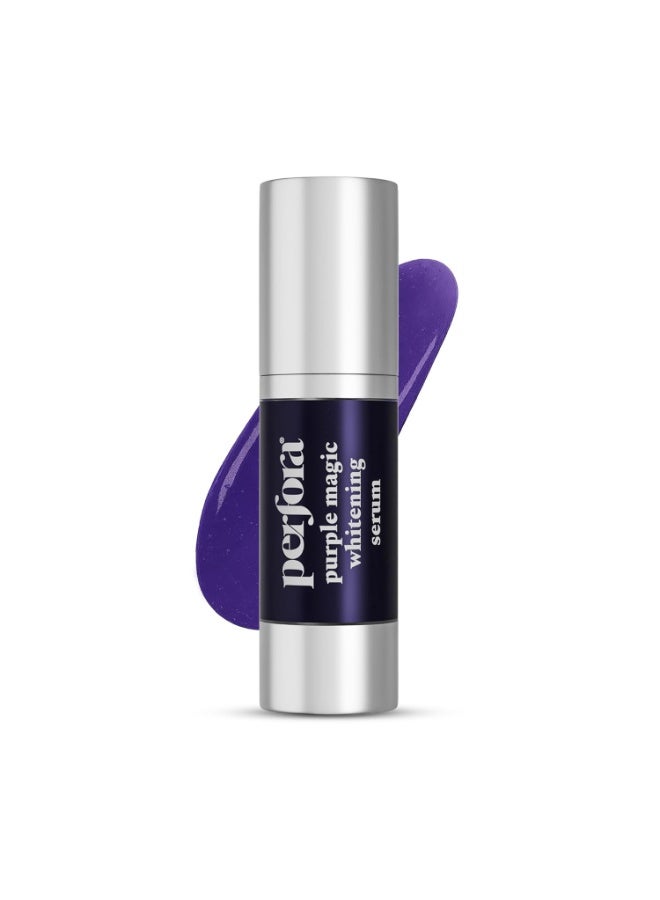 Perfora Purple Teeth Whitening Toothpaste Serum | Color Corrector Purple Toothpaste | Tooth Stain Removal | Enamel Safe & Effective Teeth Whitener | Apple Peach Flavor - 30 Millilitre - Image 1