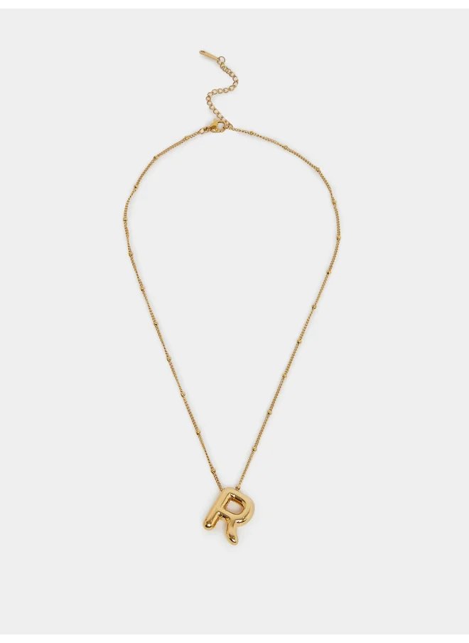 ستايلي Styli Initial R Pendant Necklace