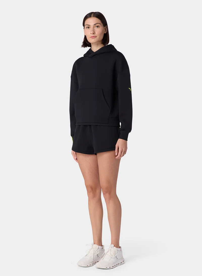 سكوات وولف Spacer Cropped Hoodie