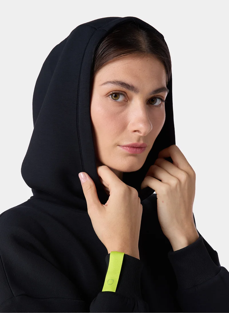 SQUATWOLF Spacer Cropped Hoodie