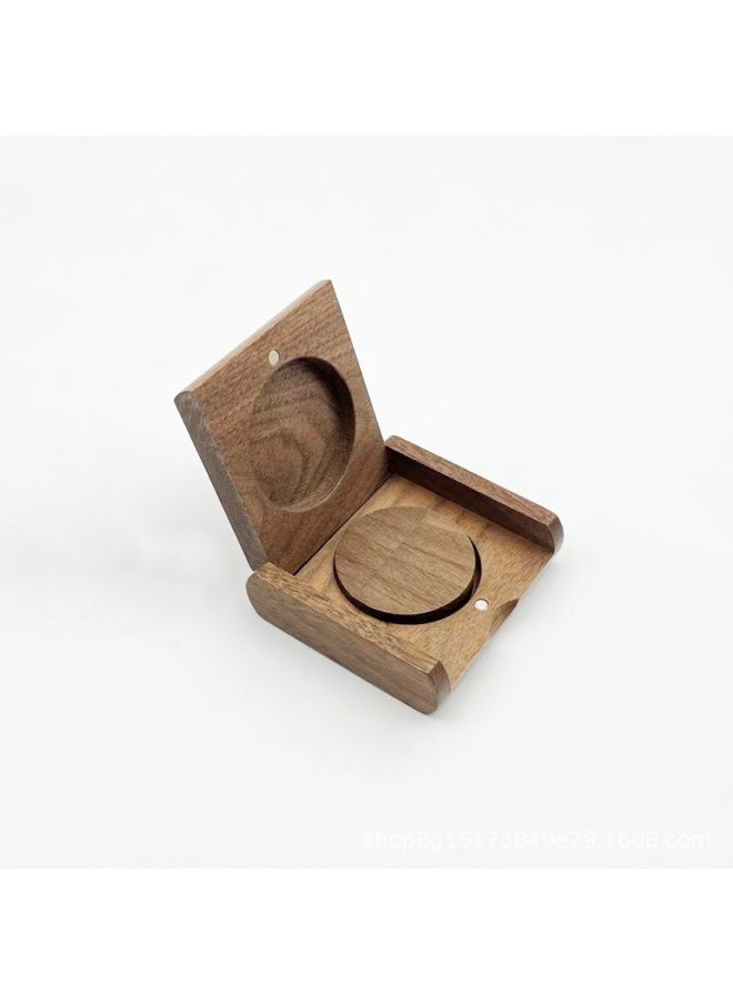 Wooden School Badge U Disk School Company Creative Gifts Office Meeting Business Gifts Large Capacity USB 32g-Color:Walnut Set U Disk-Capacity:8GB  - Image 1