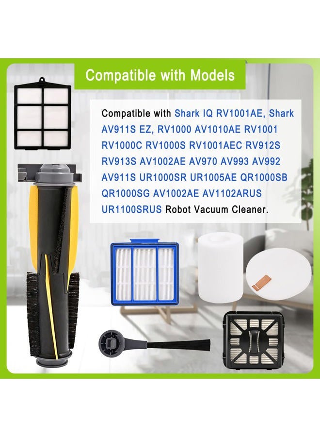LesinaVac Replacement Parts Kit for Shark IQ R101AE (RV1001AE),IQ R101 (RV1001) Robot Vacuum Cleaner(4 Filter, 8 Side Brush, Free Cleaner Cleaning Brush × 1) - Image 2