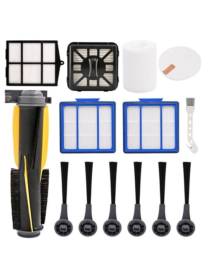 LesinaVac Replacement Parts Kit for Shark IQ R101AE (RV1001AE),IQ R101 (RV1001) Robot Vacuum Cleaner(4 Filter, 8 Side Brush, Free Cleaner Cleaning Brush × 1) - Image 1