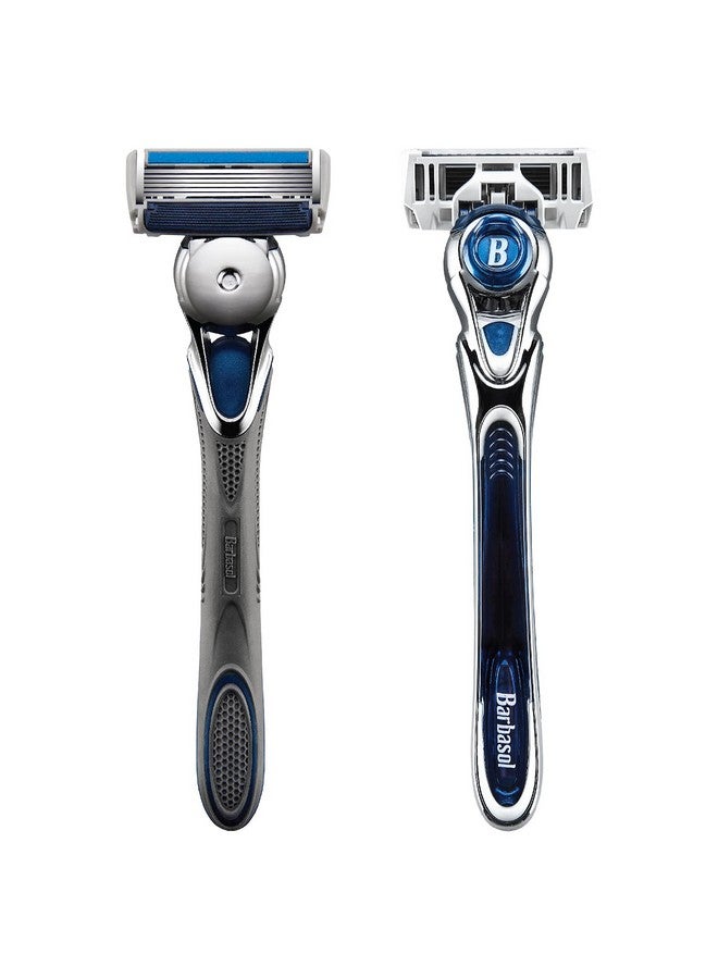 Barbasol Ultra 6 Plus Men'S Razor With 2 Razor Blade Refills (1 Handle + 2 Cartridges), Mens Razors/Blades - Image 2