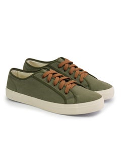 Perky Men's Casual Sneakers - Green Olive  - Image 1