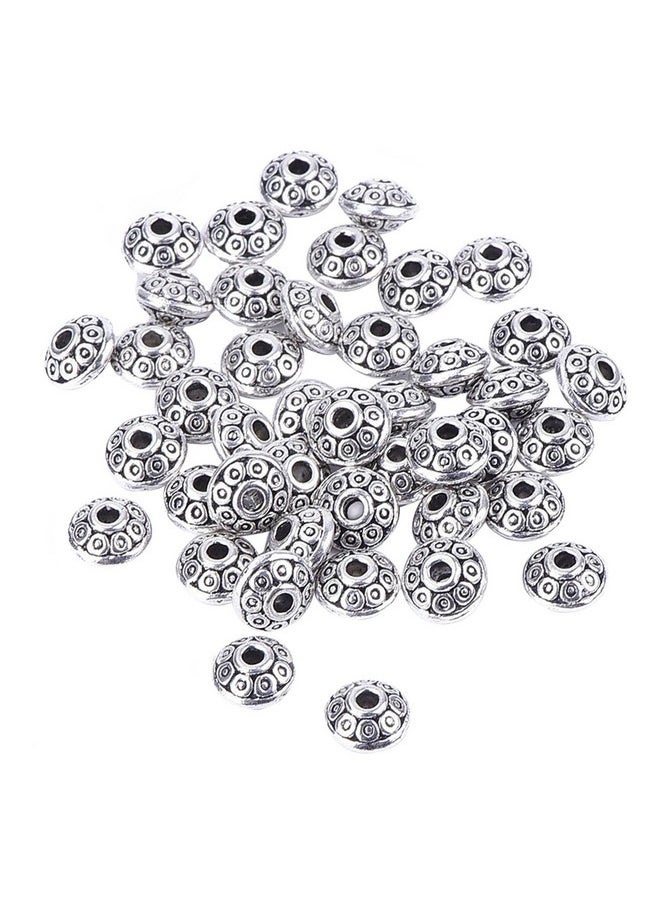 April Ya 100 Pieces 6 Mm Antique Silver Spacer Beads European Style Beads For Jewelry Making - pzsku/ZFEC54ABB8FEA48ABF6CFZ/45/_/1724479929/f7bba505-f1e0-4429-8189-e2c9cf32579c