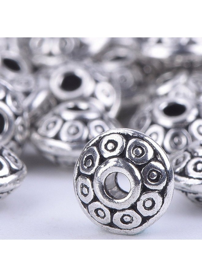 April Ya 100 Pieces 6 Mm Antique Silver Spacer Beads European Style Beads For Jewelry Making - pzsku/ZFEC54ABB8FEA48ABF6CFZ/45/_/1724479941/09e4d370-0a3d-4c63-a504-b3b0330a4045