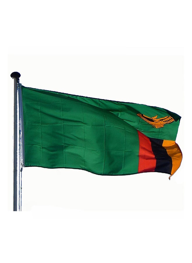 THE BABA Zambia Flag 120X180Cm 4X6Ft  - Image 1