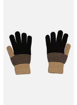 Royal Deluxe Men 1 Pair Double Insulated Stripe Gloves, Assorted  - Image 2