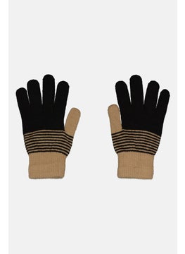 Royal Deluxe Men 1 Pair Double Insulated Stripe Gloves, Assorted  - Image 1