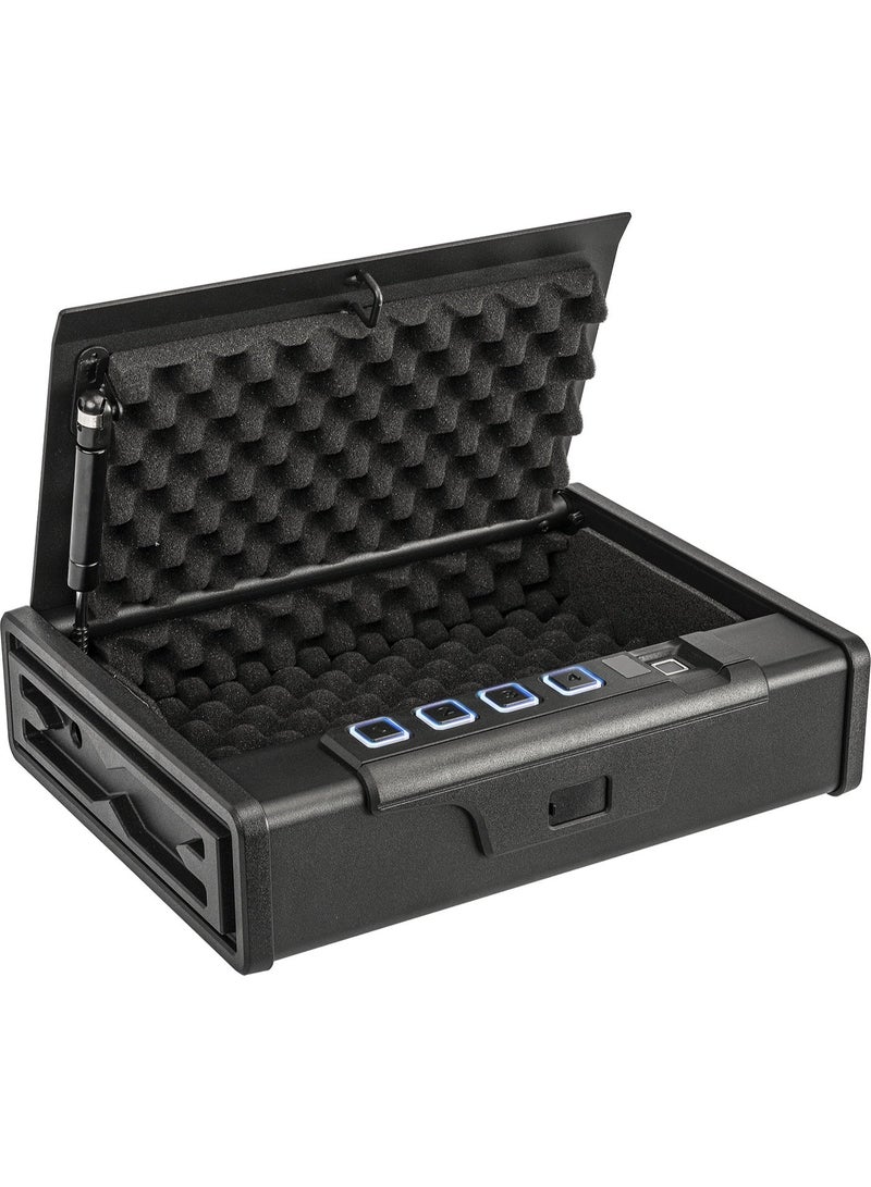 AFRA VANGUARD 89HX263WX344D MM (AF-PS2902F)- Pistol Safes With Electronic Lock Fingerprint, Digital Code & Key Lock Slim Anti-Theft Steel Safe - Image 1