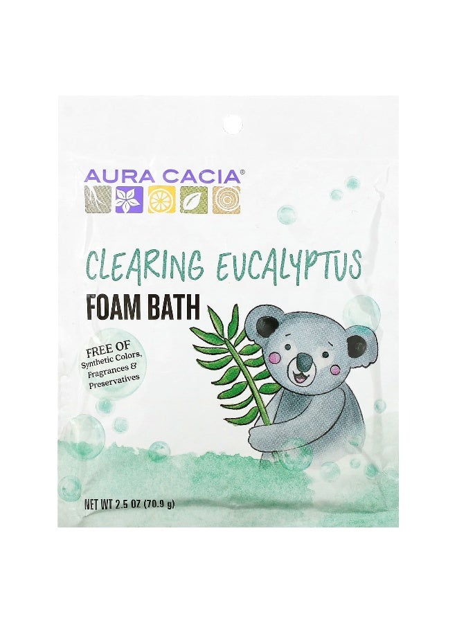 Aura Cacia Aura Cacia, Foam Bath, Clearing  Eucalyptus, 2.5 oz (70.9 g)  - Image 1