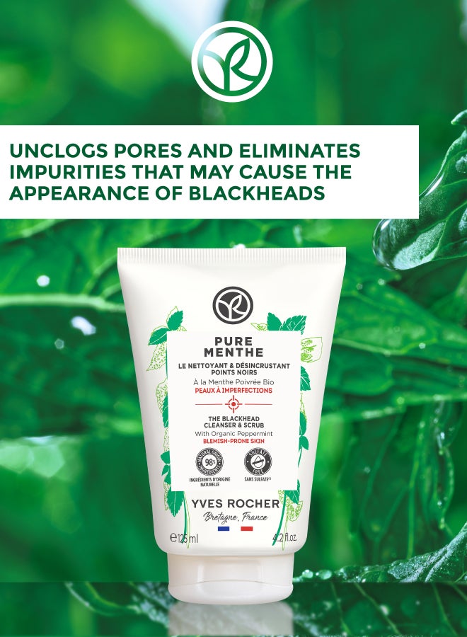 Yves Rocher THE CLEANSER & SCRUB ANTI-BLACKHEADS Tube 125ML - Image 2