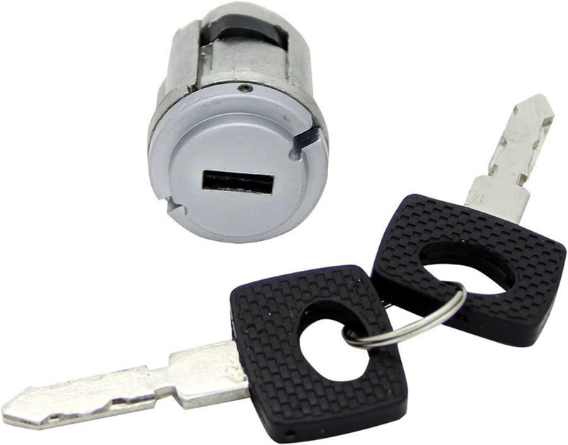 QASULER Ignition Lock Barrel with Keys for Mercedes - Image 1