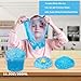 Azeperoy Premade Sky Blue Jelly Cube Glimmer Crunchy Crystal Slime Includes 4 Sets of Addins Sensory and Tactile Stimulation Stress Relief Party Favors for Girls Boys - Image 4