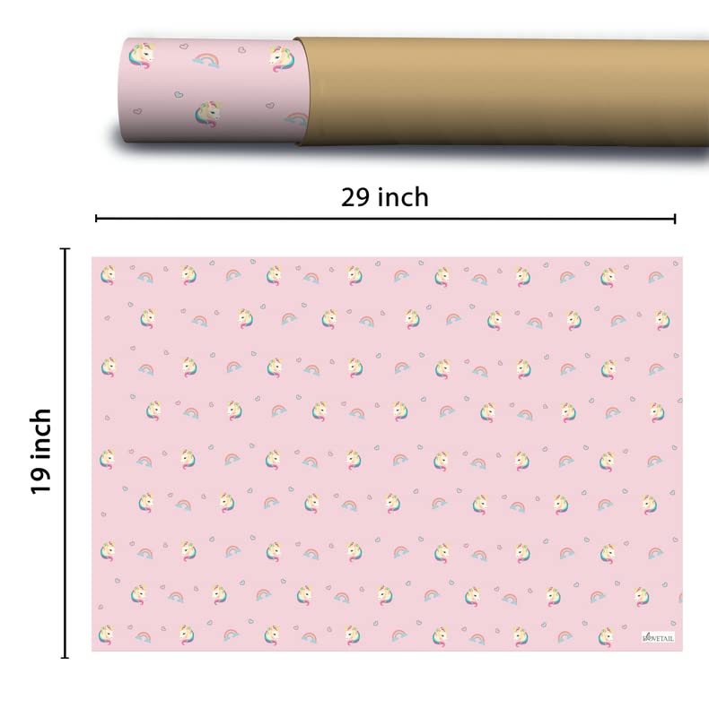 Dovetail Fluff Magic Kids Gift Wrapping Paper Pack of 20 Sheet - Image 5