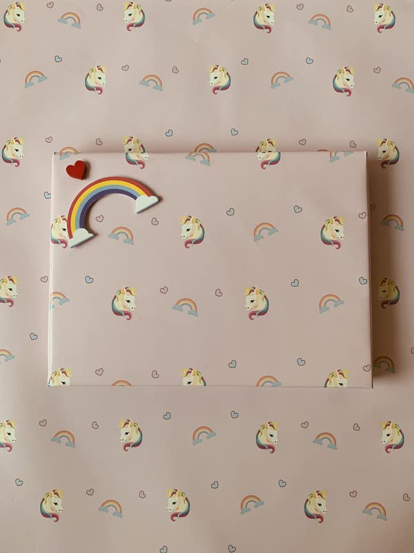 Dovetail Fluff Magic Kids Gift Wrapping Paper Pack of 20 Sheet - Image 2