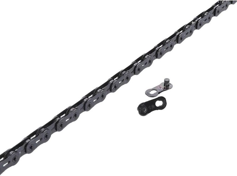 YBN سلسلة دراجة ي بي ان MK12E 12 سرعات - 136 رابط - تشطيب أسود - متوافقة مع SRAM AXS - Image 1