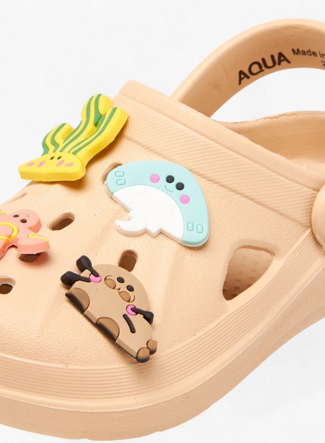 Aqua Boys Jibbitz Accent Clogs - Image 4