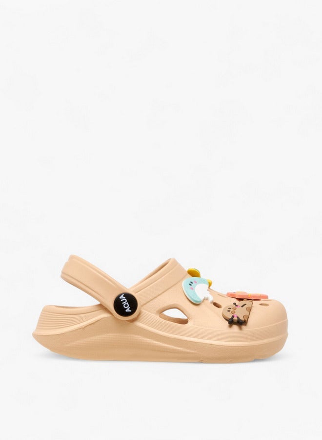 Aqua Boys Jibbitz Accent Clogs - Image 1