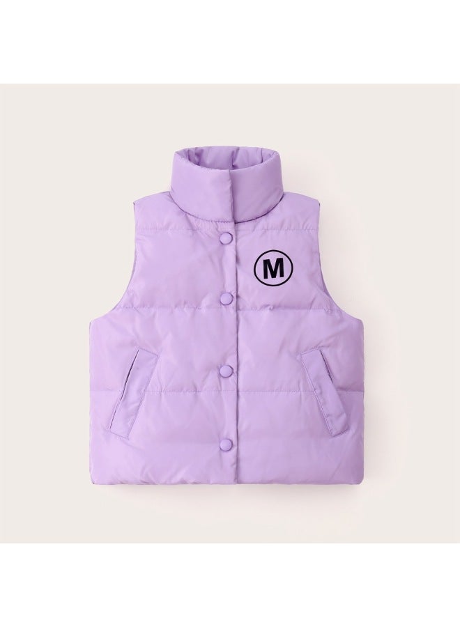 Winter Men Women Kids Children's Warm Vest Down Vest Outerwear Down Jacket