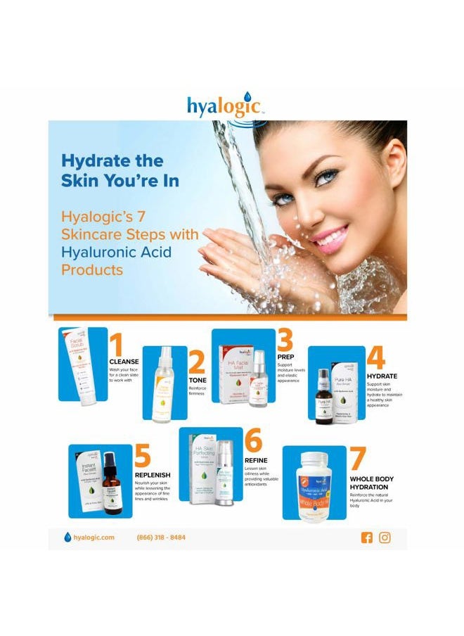 Hyalogic - Instant Facelift Serum - Hyaluronic Acid & Pepha®-Tight for Skincare - Facial Serum for Instant Skin Firming, Fine Line & Wrinkle Reduction - Clean Formula for Healthy Skin (1 Fl Oz) - Image 1
