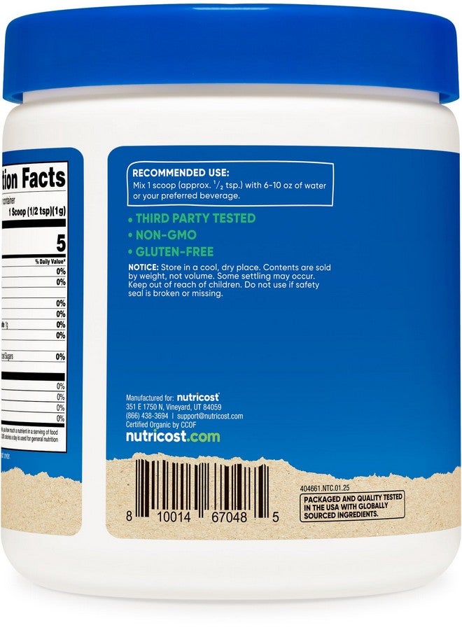 Nutricost Organic Spinach Powder 8oz (1 Gram Per Serving) - Certified USDA Organic, Premium Non-GMO Spinach Powder - Image 4