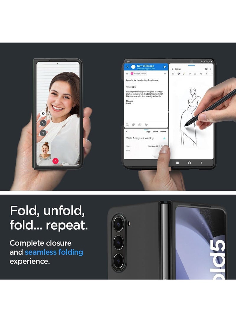 Rock Pow Samsung Galaxy Z Fold 5 Case Protective Slim Fit Phone Case for Samsung Galaxy Z Fold 5 5G - Image 5
