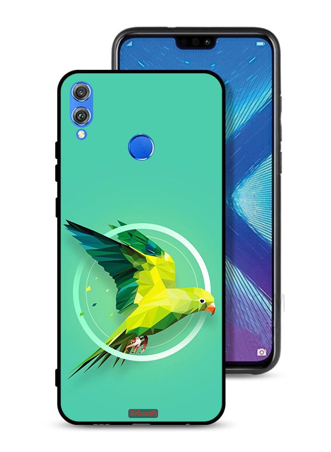 Tolwak Honor 8X Protective Case Cover Parrot Abstract Art - Image 1