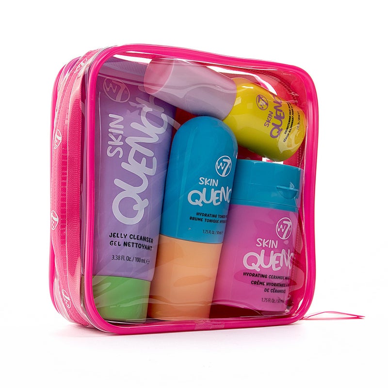 W7 Skin Quench Full Size Skincare Set - Hydrating Skincare Bundle with Aloe Vera & Ceramides - Complete & Long-Lasting Moisturizing At-Home Routine - Travel Friendly - Image 1