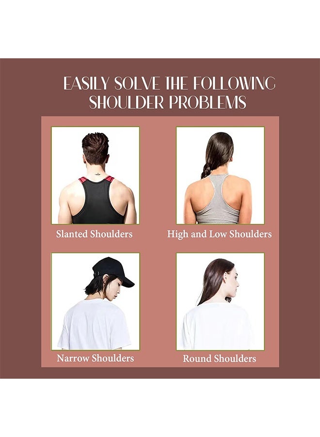 وسادات الكتفين السيليكونية الفائقة للملابس النسائية - تعزز الراحة والوضعية بتصميم خفيف الوزن طبيعي وآمن مثالي للملابس الرسمية وغير الرسمية والملابس النشطة. 1 زوج - شفاف - Image 5