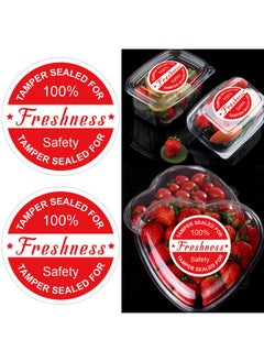 Well Tile Food Delivery Tamper Evident Stickers Safe Secure Tamper Sealed For Freshness Labels - 2 Inch Tamper-Proof Stickers For Safe Food Delivery 500 Pcs  - Image 2