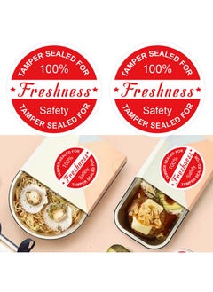 Well Tile Food Delivery Tamper Evident Stickers Safe Secure Tamper Sealed For Freshness Labels - 2 Inch Tamper-Proof Stickers For Safe Food Delivery 500 Pcs  - Image 3