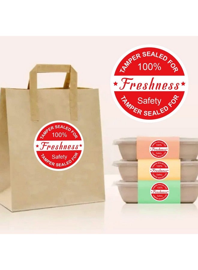 Well Tile Food Delivery Tamper Evident Stickers Safe Secure Tamper Sealed For Freshness Labels - 2 Inch Tamper-Proof Stickers For Safe Food Delivery 500 Pcs - Image 5