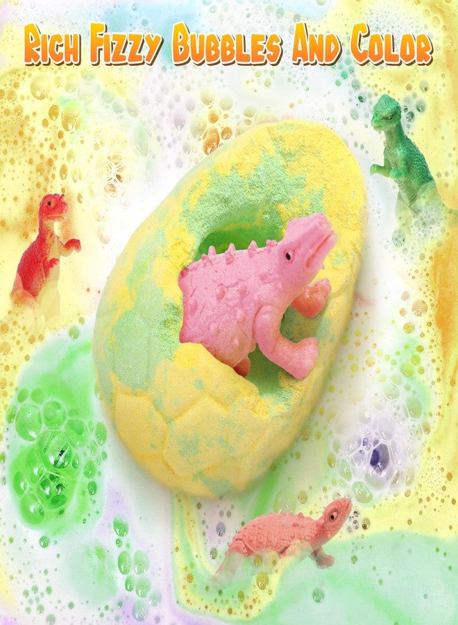 Golray Bath Bombs for Kids with Surprise Inside Dinosaur Toy, 12 Pack Dinosaur Eggs Bath Bombs Pretend Playset, Handmade Bubble Bath Fizzies Stocking Stuffers Birthday Christmas Gift for Boys - Image 4
