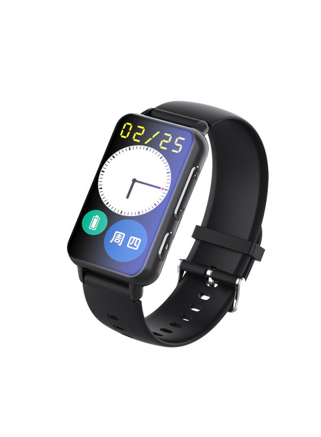Generic S18 Bluetooth Bracelet Voice Control HD Noise Reduction Timing Recording MP3 Video Playback Boot Password Watch-Color:Black (english Version)-Capacity:4GB  - Image 5