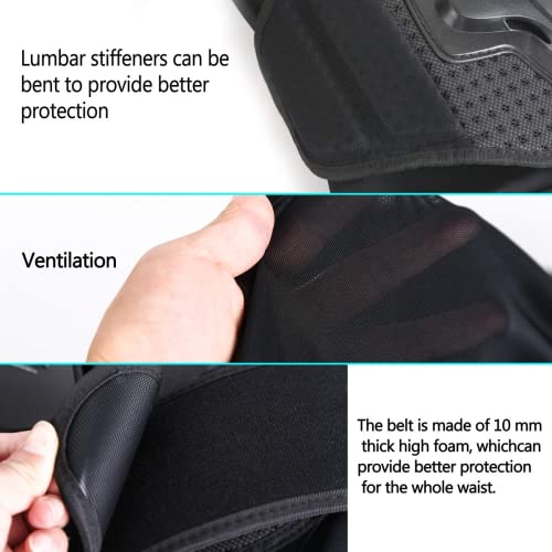 RIDBIKER Youth Dirt Bike Gear Riding Chest Spine Protector Youth Motorcycle Jacket with Armor Guards Set for Motocross Teenager Full Body Protector with Elbow Knee Shin Guards - Image 5