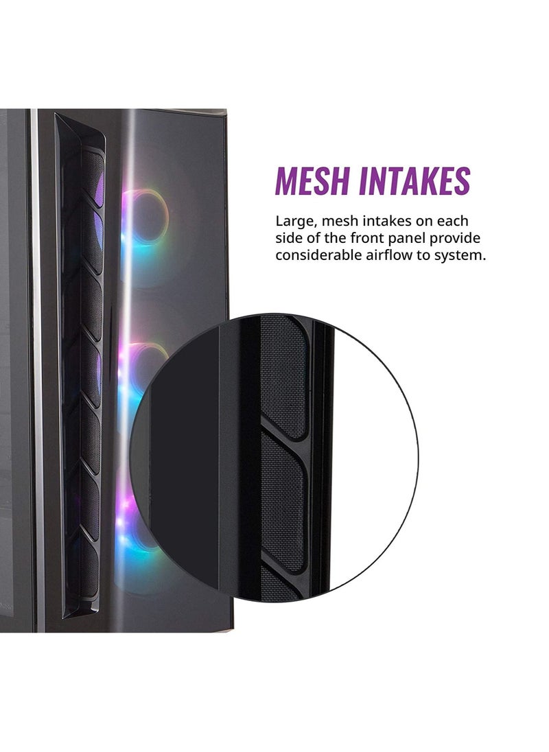 erorex - Master MasterBox MB520 ARGB - ATX PC Case with Tinted Front Panel, 3 x 120mm Pre-Installed Fans, Glass Side Panel, Flexible Air Flow Configurations - ARGB,MCB-B520-KGNN-RGA - Image 1