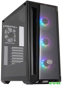 Master MasterBox MB520 ARGB - ATX PC Case with Tinted Front Panel, 3 x 120mm Pre-Installed Fans, Glass Side Panel, Flexible Air Flow Configurations - ARGB,MCB-B520-KGNN-RGA