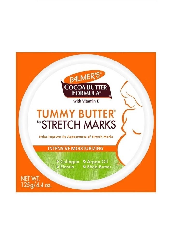 بالمرز زبدة شد البطن بتركيبة زبدة الكاكاو  لعلاج آثار علامات تمدد الجلد 125جرام - Image 1