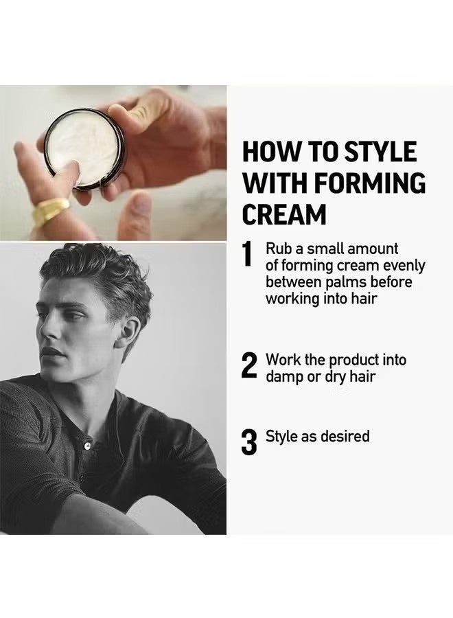 Clay Styling clay - Styling Clay For Men, Matte Finish Molding Hair Wax Paste Quiff, Strong Hold Without The Shine 100ml - Image 2