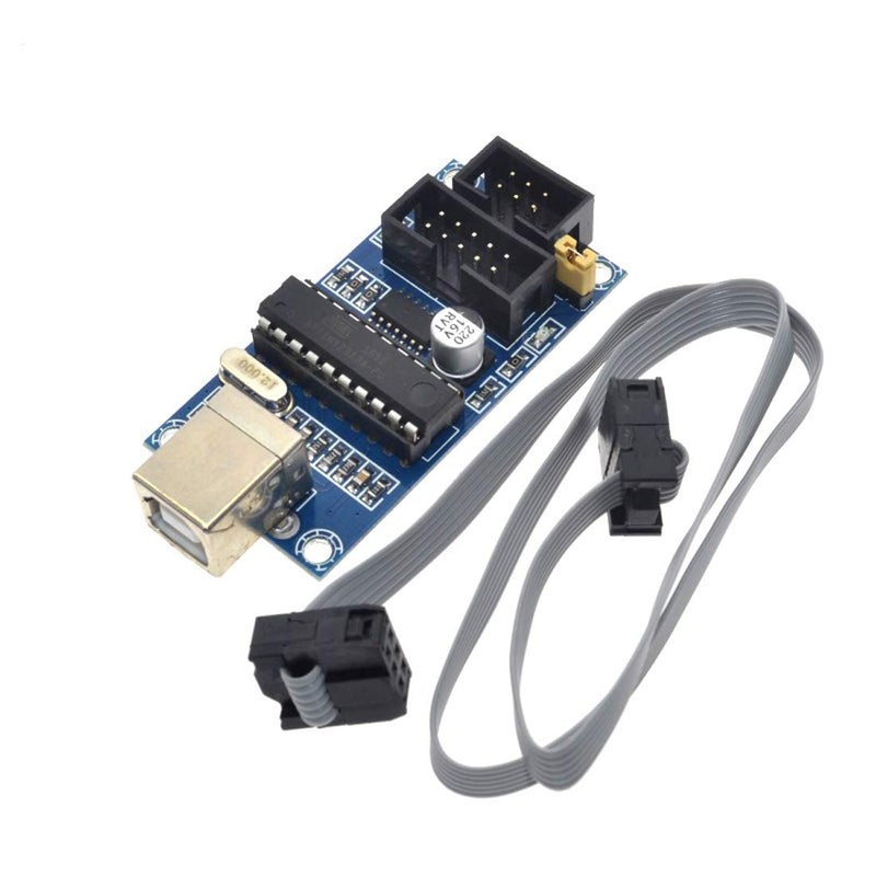 HiLetgo USBTiny USBtinyISP AVR ISP Programmer 6/10 Pin Bootloader for Arduino UNO MEGA - Image 1