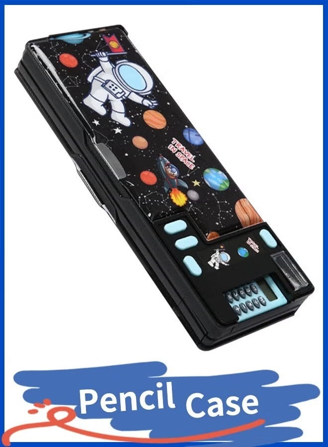 حقيبة أقلام متعددة الوظائف انبثاقية بنقوش فضائية رائد فضائي للأطفال - Image 1